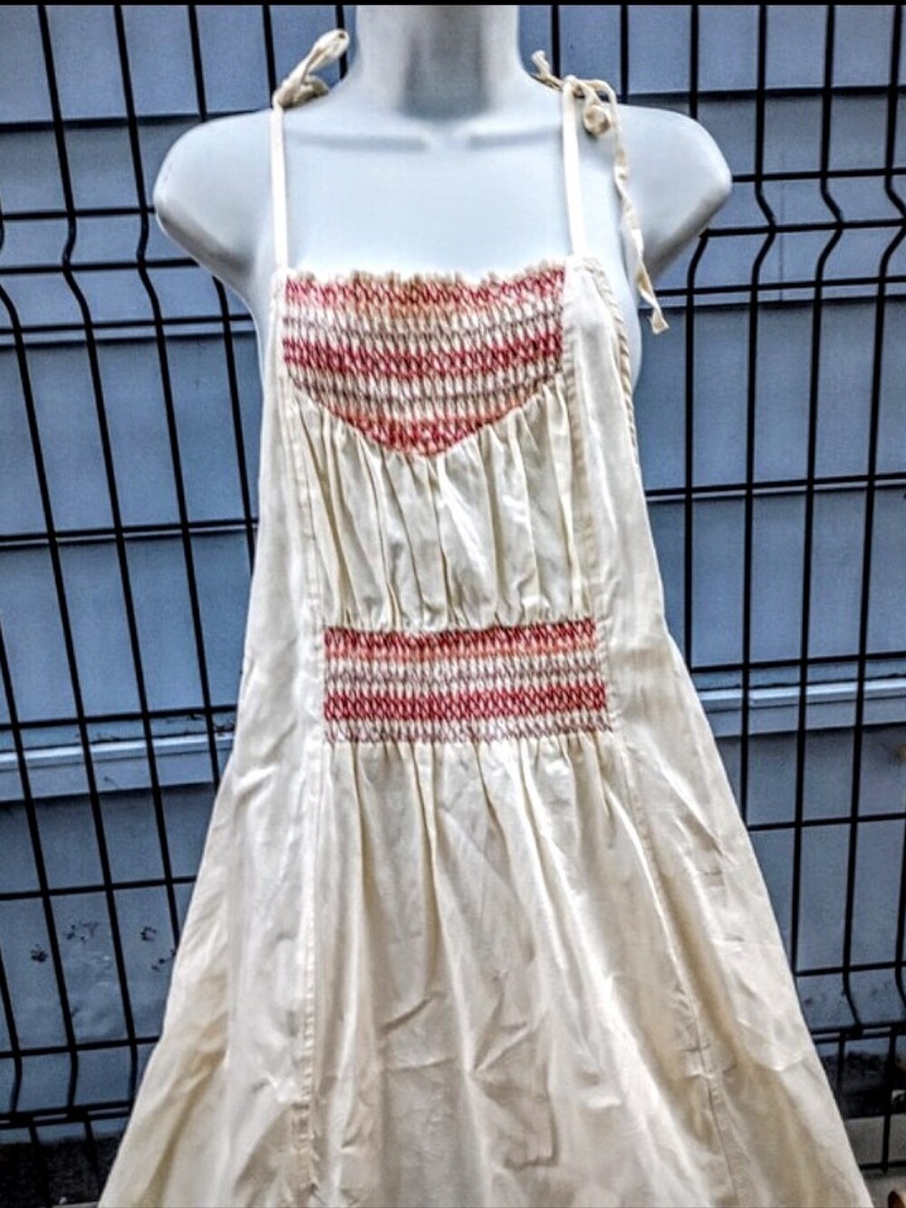 Free People Another Love Linen/Cotton Dress sz XS - Picture 7 of 14